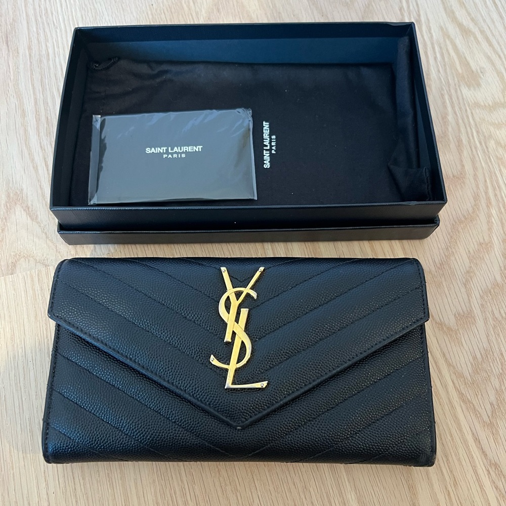 YSL Large Flap Wallet